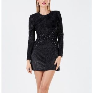 BCBGMaxAzria - Ciana Sparkle Mini Dress